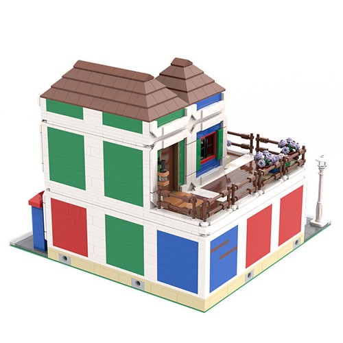 Fantasy Village MOC Building Blocks Set, Modular Architecture Bricks ...