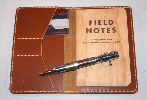 field notes moleskine card thoroughbred leather yellow latigo