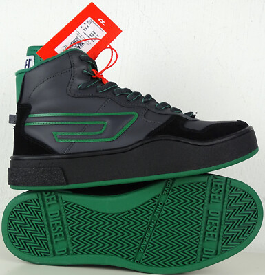 DIESEL S-UKIYO MID X Sneakers Herren Leder Schuhe Unisex NEU mit  ETIKETT