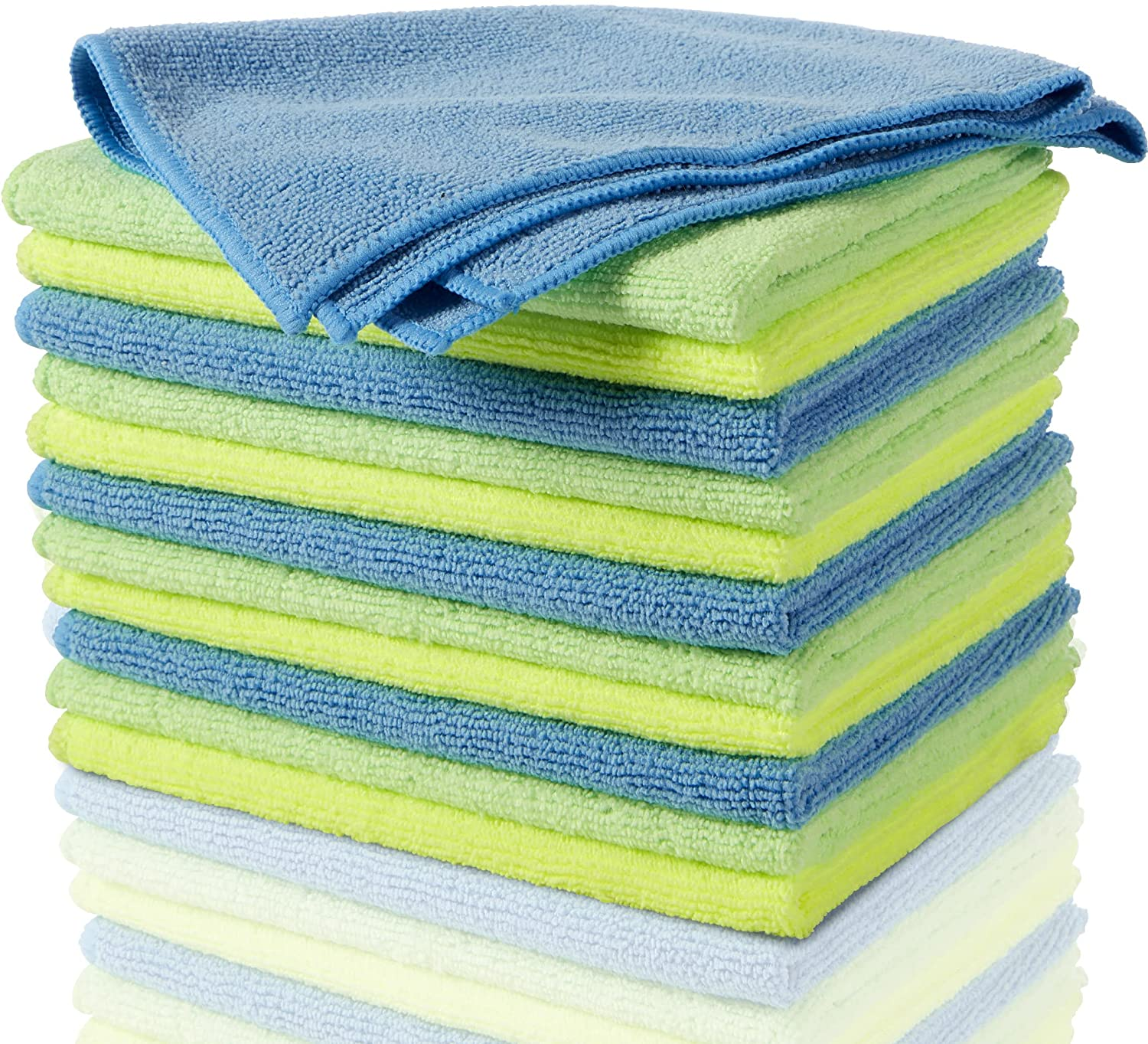 Zwipes 735 Microfiber Cleaning Cloths 12-Pack Super Absorbent