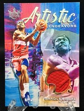 BRADLEY BEAL 2020-21 Panini Court Kings Artistic Endeavors Game-Worn Jersey /149