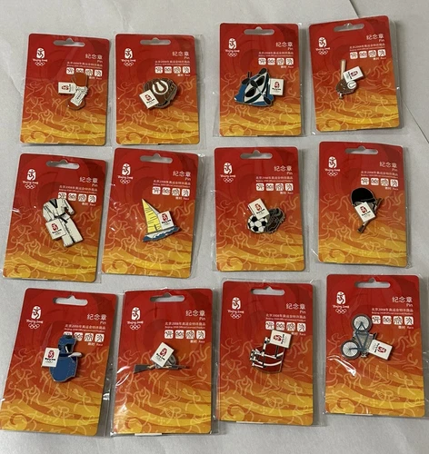2008 Beijing Olympic Pin Lot of 12 - product listing photo