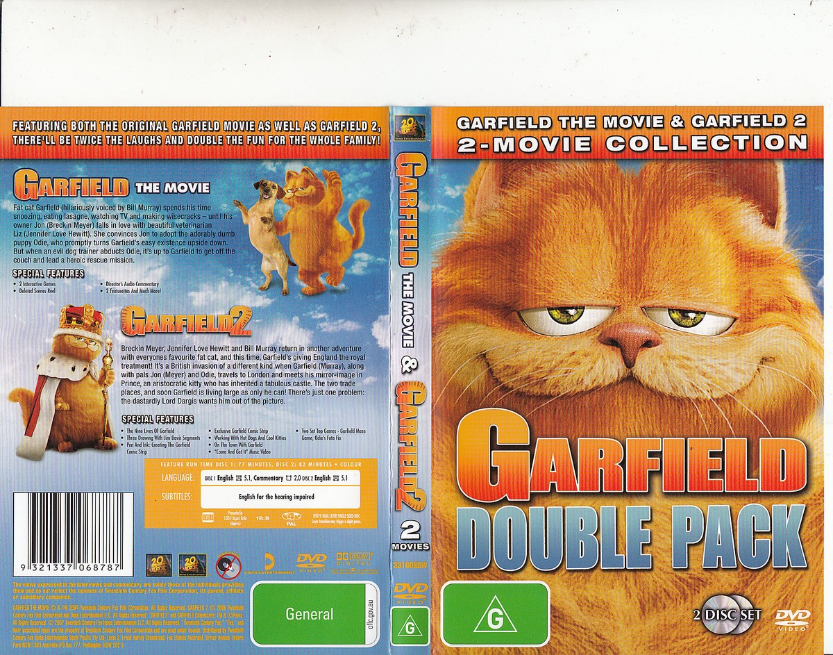 Garfield:The Movie-2004/Garfield:2-2006-2 Disc-Animated-2