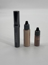 Lot of 3 Luminess Air Airbrush Foundation/Eyeshadow 1 Black Lashes Mascara