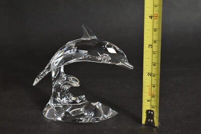 Swarovski Crystal Figurine Dolphin 7644 NR 000 001 190365. No Box
