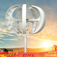 Lantern Windgenerator Windkraftanlage Windrad Turbine Rot 5 Blade 600W 12V