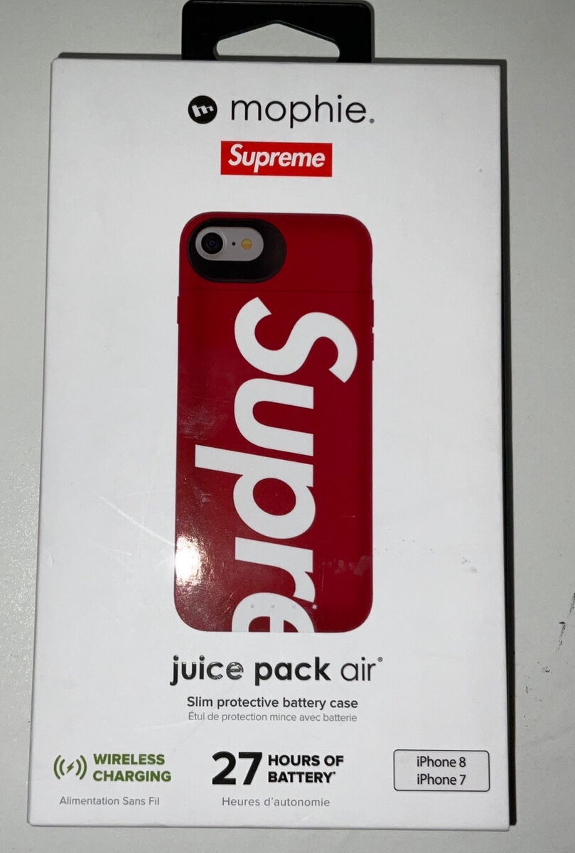 Supreme Mophie Juice Pack Air Red Battery Case iphone7/8+