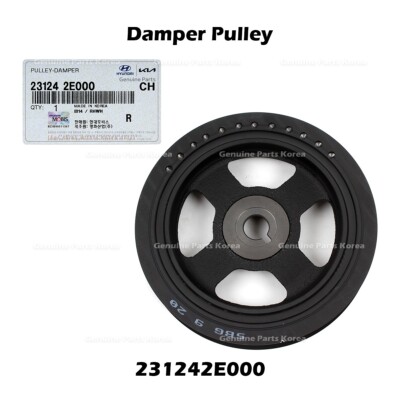  Genuine  Damper Pulley 231242E000 for Hyundai Elantra Kona Kia Forte Soul