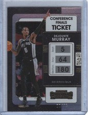 2021-22 Contenders Dejounte Murray #89 Conference Finals Ticket #22/75 