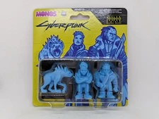 Cyberpunk 2077 Mini Vinyl Figures Monos Voodoo Boys Set Of 3 NEW Blue SHIPS FREE