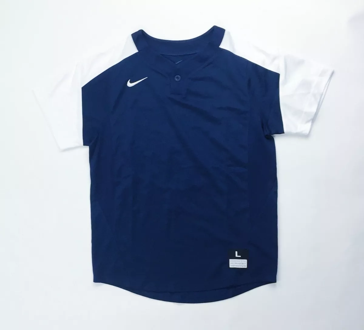 Nike 2 hotsell button baseball jersey