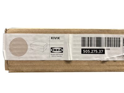 Brand New IKEA KIVIK Tresund Light Beige Ottoman Cover 505.275.37