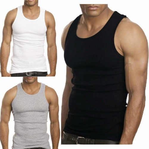 Wife Beater A-Shirt Undershirt Ribbed 