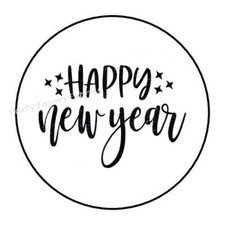 HAPPY NEW YEAR ENVELOPE SEALS LABELS STICKERS PARTY FAVORS