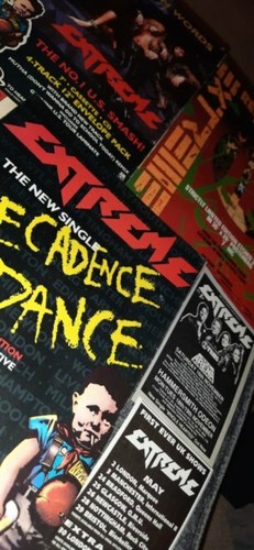 EXTREME: 4x Original A4 promo adverts + Tour ads Decadence Dance More than words - Picture 6 of 6