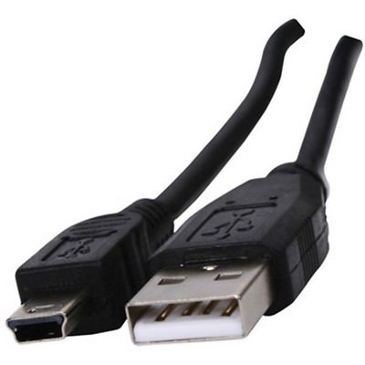Câble USB Vers USB Mini B Pour Motorola W375 - Neuf - Compatible Charge Et Data