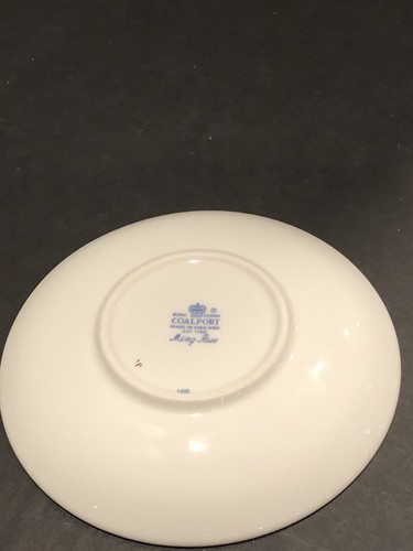 BEAUTIFUL Vintage Coalport 5 1/2" Saucer Ming Rose Fine Bone China England - Picture 4 of 6