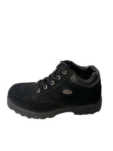 black suede lugz