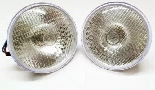 2 Lucas 700 Scheinwerfer 7 " Zoll 12v Umwandlung H4 Für Alfa Romeo Spider Auto - Bild 2 von 4