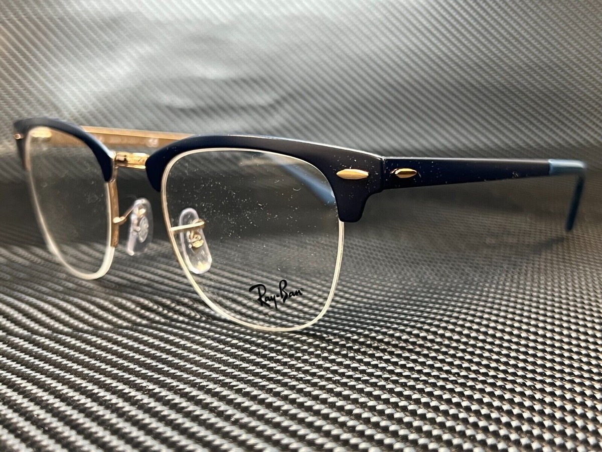 RAY BAN RX3716VM 3055 Matte Blue Square 50 mm Unisex