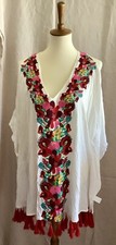 Show me Your Mumu Cabana Dress Caftan, Size S EMBROIDERED, TASSELS,  NWOT