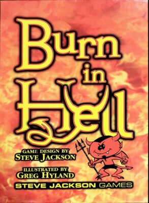 Burn in Hell Steve Jackson Mint New In Sealed Box