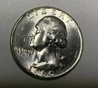 1960 P Washington Brilliant BU Silver Quarter Actual Photo of Coin CP10797