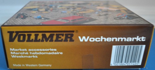 Vollmer HO 5140 Weekly Market Place Accessories - New in Package - Picture 4 of 5