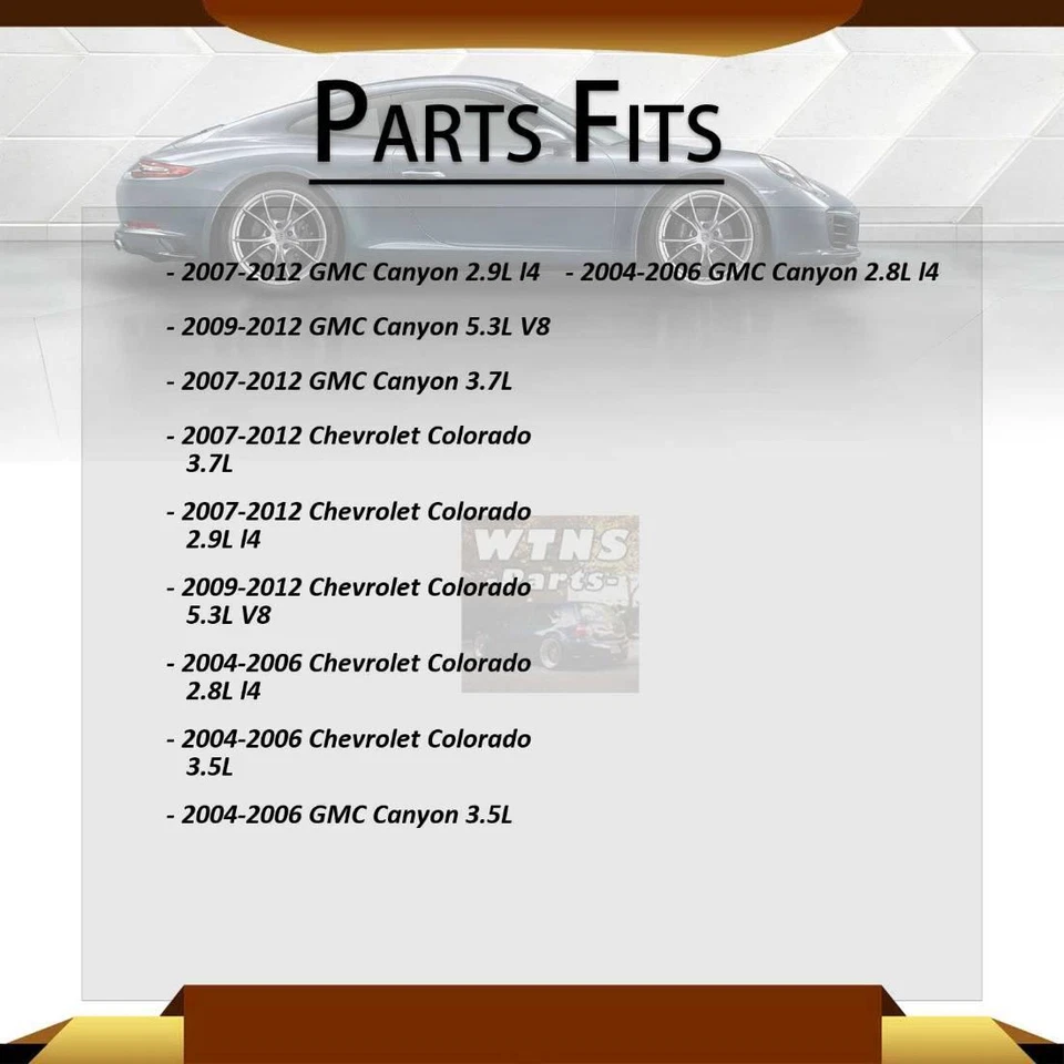 4x Brazos de control inferiores superiores delanteros para GMC Canyon 2012 2011 2010 2009 2008 2007 Foto 2 de 4
