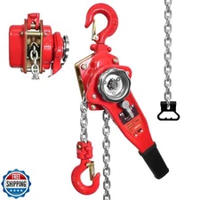 FITHOIST Manual Lever Chain Hoist Come Along 3/4 Ton 1650LBS Capacity 10FT Li