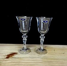 Shot glass set of 6 Vodka Liqueur Cognac 2oz /60ml Bohemia Czech Crystal Glass