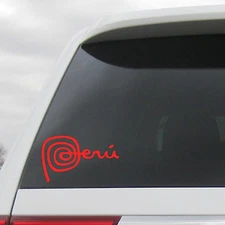 Marca Peru Decal Vinyl Cut Sticker Logo Window Car Peruvian 