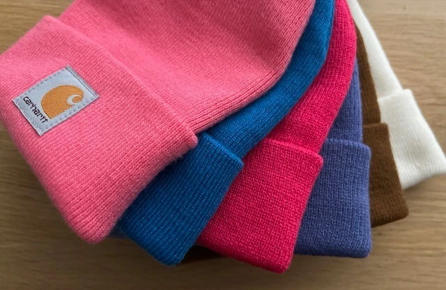 Sombrero Carhartt para niño pequeño con gorro para adulto a juego - marrón. Stock Reino Unido. Correo rápido Foto 4 de 4