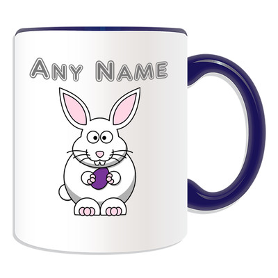 Personalisierte Geschenk Hase Tasse Spardose Tasse Name Kaffee albern Ei Hase Ostern