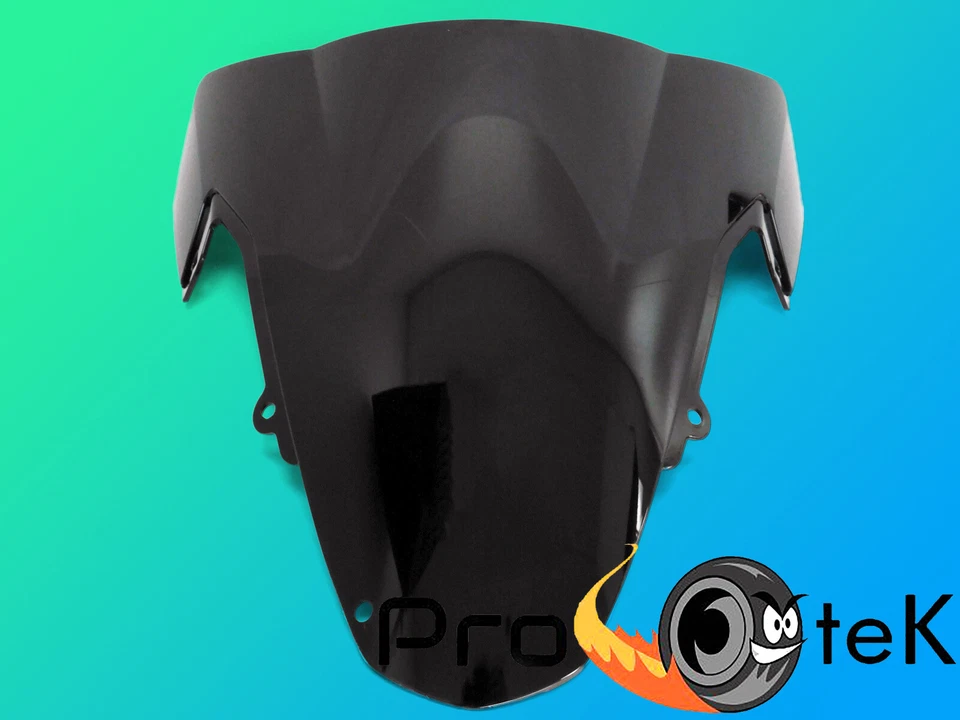 Parabrisas doble burbuja negro humo para Suzuki GSXR1000 K3 2003-2004 Foto 2 de 3