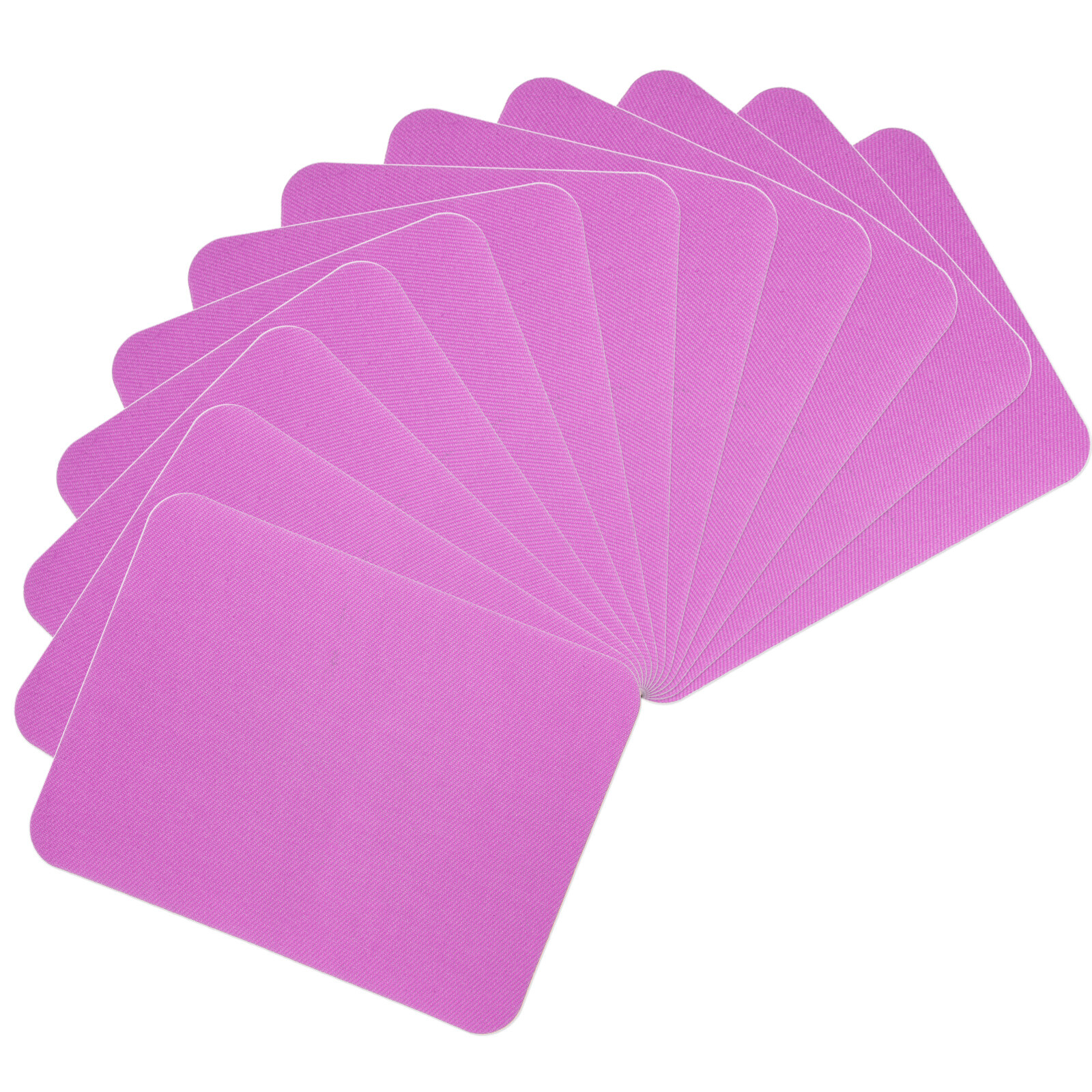 12Pcs 4.9x3.7 Inch Purple Iron-On Fabric Repair Patches for Clothing