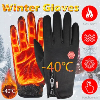MARKENLOS Thermo Touchscreen Winter Handschuhe Damen Herren Warme Windproof Fahrrad