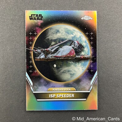 2024 Topps Star Wars Hyperspace ISP Speeder Refractor #12 Kashyyyk