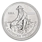 (1) Engelhard Prospector 1oz .999 Silver Bullion Random Year Round