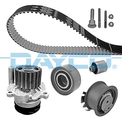 Dayco KTBWP4860 Water Pump & Timing Belt Set For Audi Seat Skoda VW-image