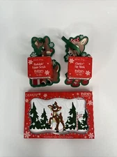 Rudolph Lippie Scrub Red Nose Reindeer Lip Scrub & Lip Mask  and Powder Palette
