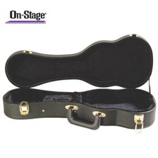 On Stage GCU4003 Soprano Size Hard Shell Ukulele Case - Black