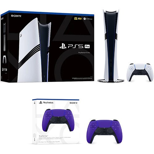 PlayStation 5 Pro Console + PlayStation 5 DualSense Wireless Controller Galactic
