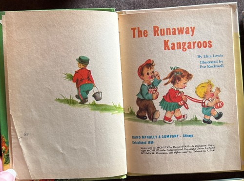 Vintage Rand MCNally Junior Elf Book Lot Of 4 Childrens Hardcovers - Picture 5 of 11