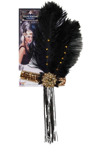 Disney Parks Minnie Mouse Gold Sequin Feather Flapper  display picture 2
