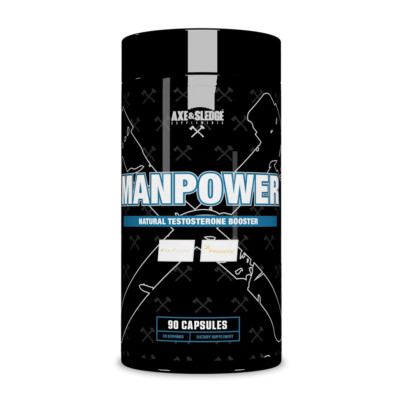 Axe & Sledge - MANPOWER v2 - Testosterone Booster & Lean Muscle Mass-90 Capsules