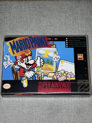 Super Nintendo Mario Paint PAL Version SNSP Custom OVP