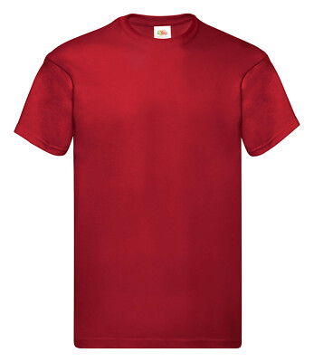 Fruit of the Loom T-Shirts Shirts Herren Original Full-Cut T S M L XL XXL Neu