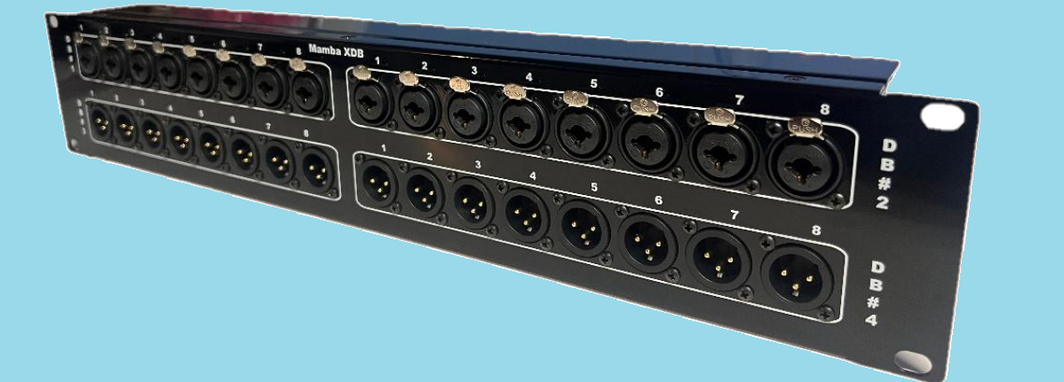 Mamba 32XDB - 16 XLR/TRS Combo & 16 XLR Male to 4 DB25 Tascam