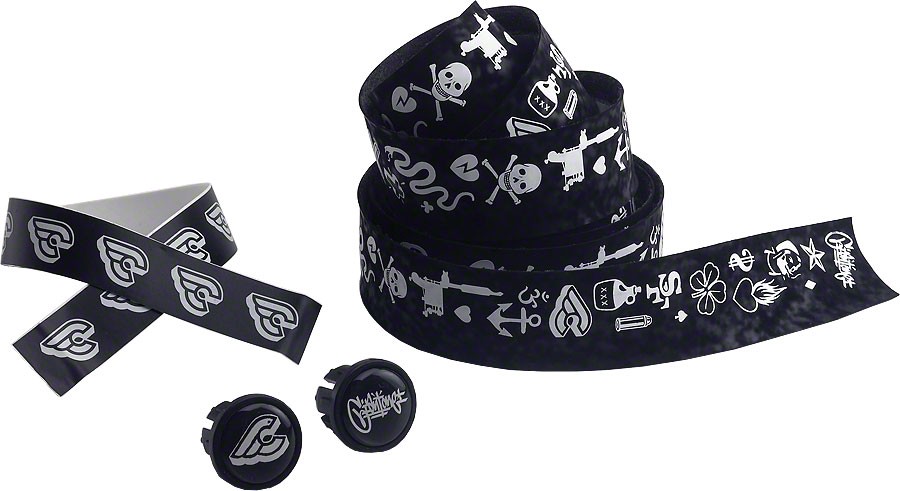 Бархатная лента Cinelli Bar Tape черная - Полиурета лента для комфорта и стиля с логотипом